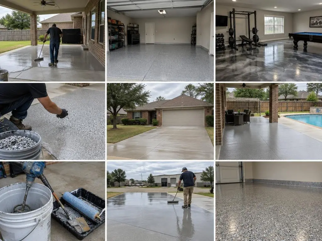 Patio & Outdoor Concrete Coatings in Arlington, TX